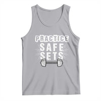 Practice Safe Sets Tank Top Funny Gym Workout Gift - Wonder Print Shop