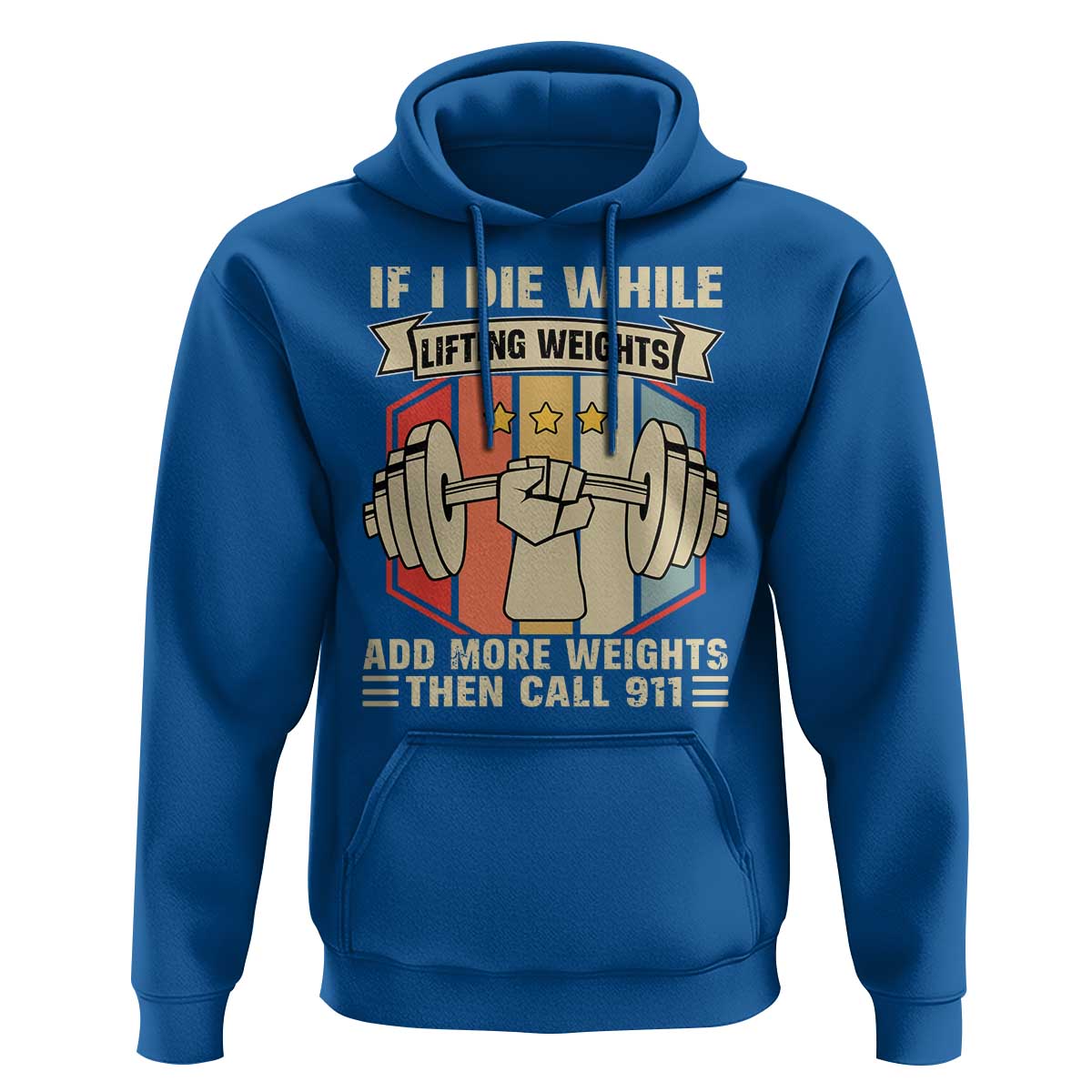 If I Die While Lifting Weights Hoodie Funny Weightlifting Fitness Gift - Wonder Print Shop