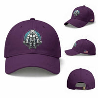 Funny Gym Workout Humor Baseball Cap Cute Weightlifting Bear Gift