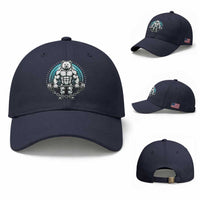 Funny Gym Workout Humor Baseball Cap Cute Weightlifting Bear Gift