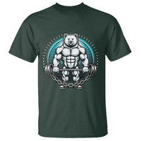 Funny Gym Workout Humor T Shirt Cute Weightlifting Bear Gift - Wonder Print Shop