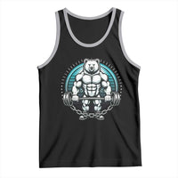 Funny Gym Workout Humor Tank Top Cute Weightlifting Bear Gift - Wonder Print Shop