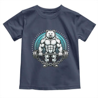 Funny Gym Workout Humor Toddler T Shirt Cute Weightlifting Bear Gift - Wonder Print Shop