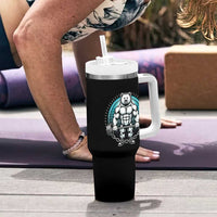 Funny Gym Workout Humor Tumbler With Handle Cute Weightlifting Bear Gift