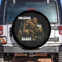 Unleash The Beast Spare Tire Cover Funny Bigfoot Fitness Workout Gift - Wonder Print Shop