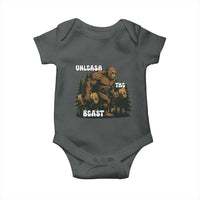 Unleash The Beast Baby Onesie Funny Bigfoot Fitness Workout Gift - Wonder Print Shop