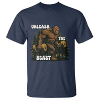 Unleash The Beast T Shirt Funny Bigfoot Fitness Workout Gift - Wonder Print Shop