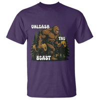 Unleash The Beast T Shirt Funny Bigfoot Fitness Workout Gift - Wonder Print Shop