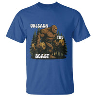Unleash The Beast T Shirt Funny Bigfoot Fitness Workout Gift - Wonder Print Shop