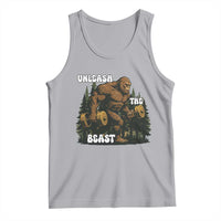 Unleash The Beast Tank Top Funny Bigfoot Fitness Workout Gift - Wonder Print Shop