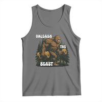 Unleash The Beast Tank Top Funny Bigfoot Fitness Workout Gift - Wonder Print Shop