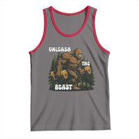 Unleash The Beast Tank Top Funny Bigfoot Fitness Workout Gift - Wonder Print Shop