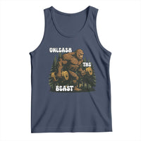 Unleash The Beast Tank Top Funny Bigfoot Fitness Workout Gift - Wonder Print Shop