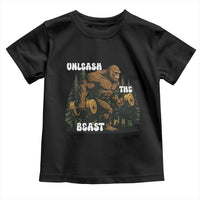 Unleash The Beast Toddler T Shirt Funny Bigfoot Fitness Workout Gift - Wonder Print Shop