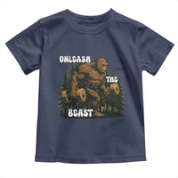 Unleash The Beast Toddler T Shirt Funny Bigfoot Fitness Workout Gift - Wonder Print Shop