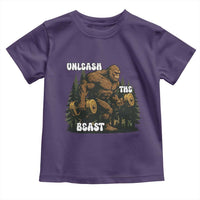 Unleash The Beast Toddler T Shirt Funny Bigfoot Fitness Workout Gift - Wonder Print Shop