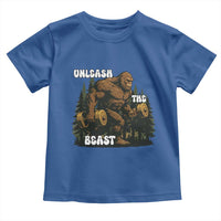Unleash The Beast Toddler T Shirt Funny Bigfoot Fitness Workout Gift - Wonder Print Shop