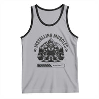Installing Muscles Please Wait Tank Top Bigfoot Funny Gym Workout Gift - Wonder Print Shop