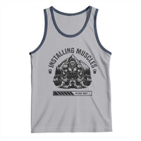 Installing Muscles Please Wait Tank Top Bigfoot Funny Gym Workout Gift - Wonder Print Shop