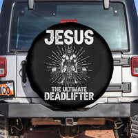 Funny Christian Gym Gift Spare Tire Cover Jesus The Ultimate Deadlifter - Wonder Print Shop
