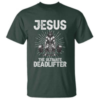 Funny Christian Gym Gift T Shirt Jesus The Ultimate Deadlifter - Wonder Print Shop