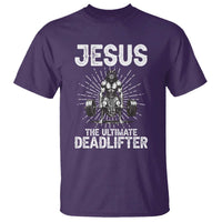 Funny Christian Gym Gift T Shirt Jesus The Ultimate Deadlifter - Wonder Print Shop