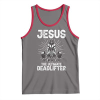 Funny Christian Gym Gift Tank Top Jesus The Ultimate Deadlifter - Wonder Print Shop