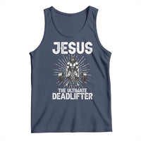 Funny Christian Gym Gift Tank Top Jesus The Ultimate Deadlifter - Wonder Print Shop