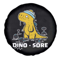 Dino Sore Spare Tire Cover Funny Dinosaur Workout Gift - Wonder Print Shop