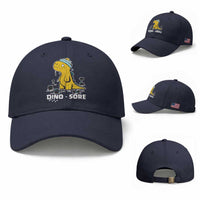 Dino Sore Baseball Cap Funny Dinosaur Workout Gift