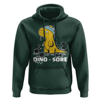 Dino Sore Hoodie Funny Dinosaur Workout Gift - Wonder Print Shop