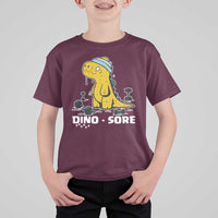 Dino Sore T Shirt For Kid Funny Dinosaur Workout Gift - Wonder Print Shop