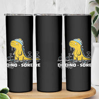 Dino Sore Skinny Tumbler Funny Dinosaur Workout Gift