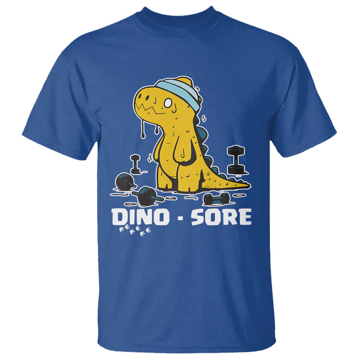 Dino Sore T Shirt Funny Dinosaur Workout Gift - Wonder Print Shop