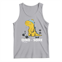 Dino Sore Tank Top Funny Dinosaur Workout Gift - Wonder Print Shop