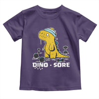 Dino Sore Toddler T Shirt Funny Dinosaur Workout Gift - Wonder Print Shop