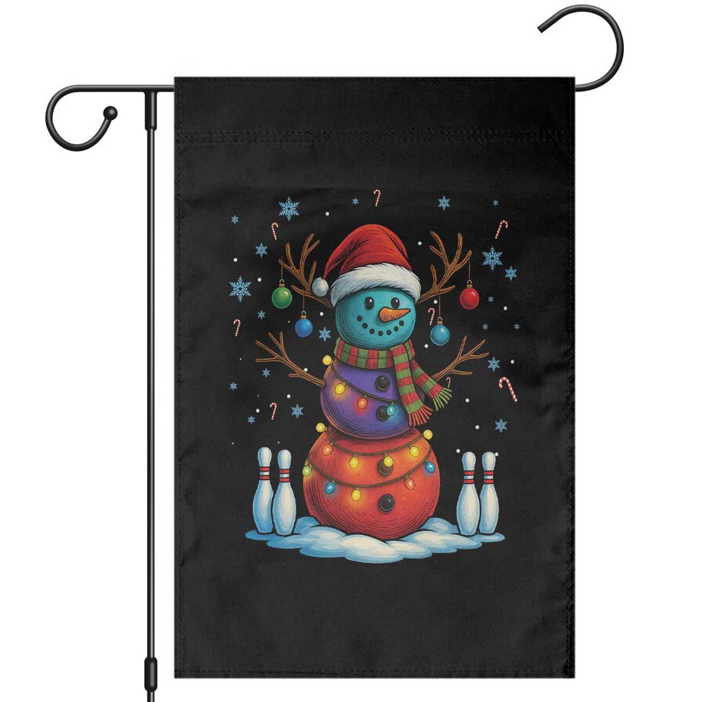 Funny Bowling Christmas Garden Flag Gift For Bowler - Wonder Print Shop