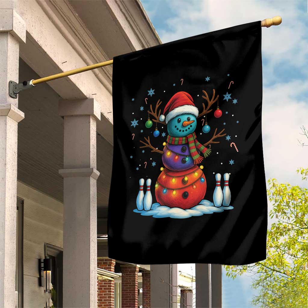 Funny Bowling Christmas Garden Flag Gift For Bowler - Wonder Print Shop