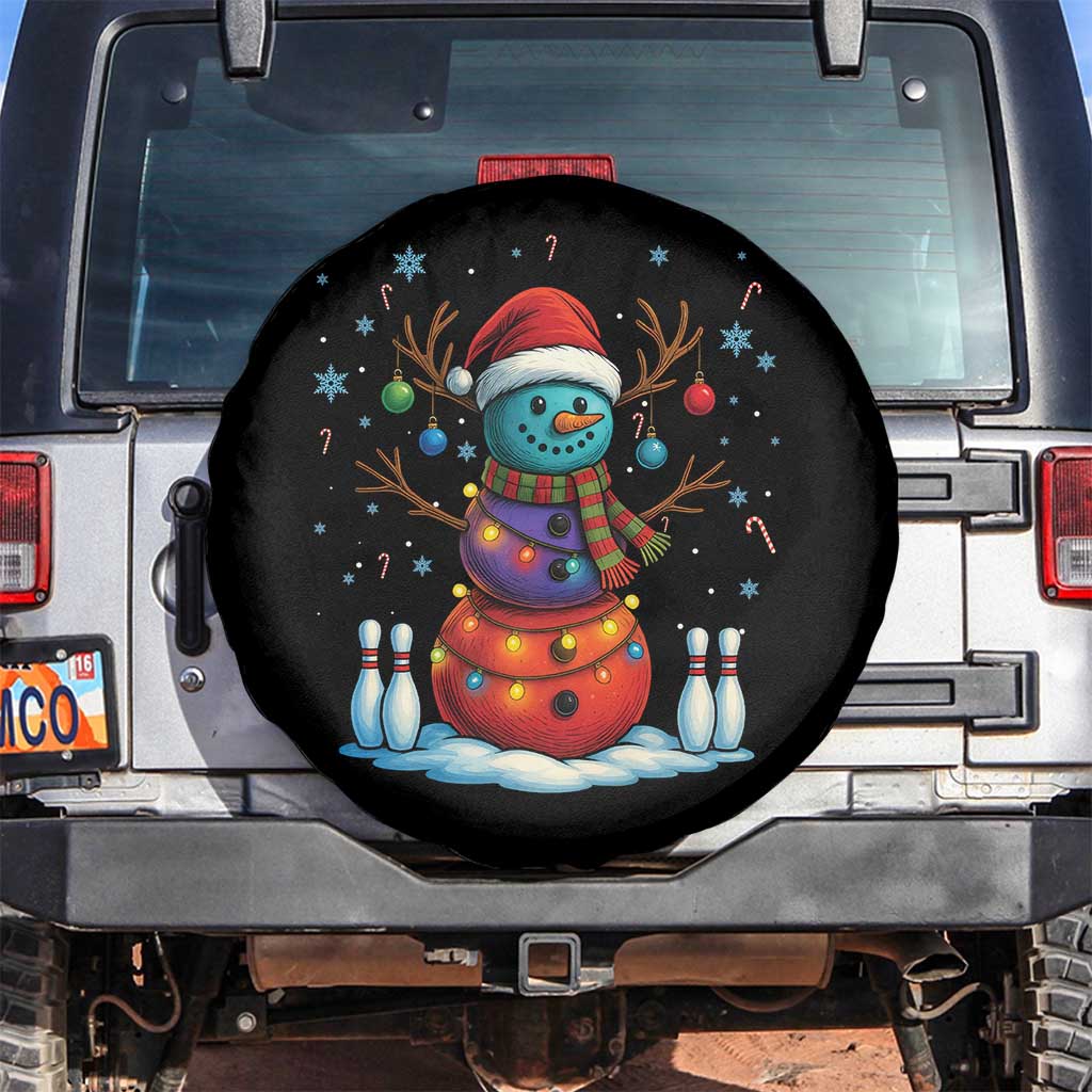 Funny Bowling Christmas Spare Tire Cover Gift For Bowler - Wonder Print Shop