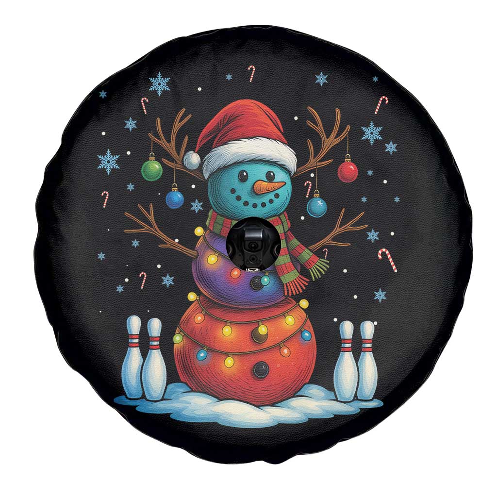 Funny Bowling Christmas Spare Tire Cover Gift For Bowler - Wonder Print Shop