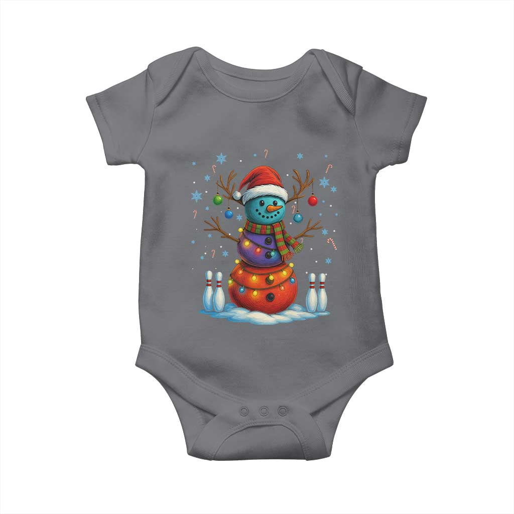 Funny Bowling Christmas Baby Onesie Gift For Bowler - Wonder Print Shop