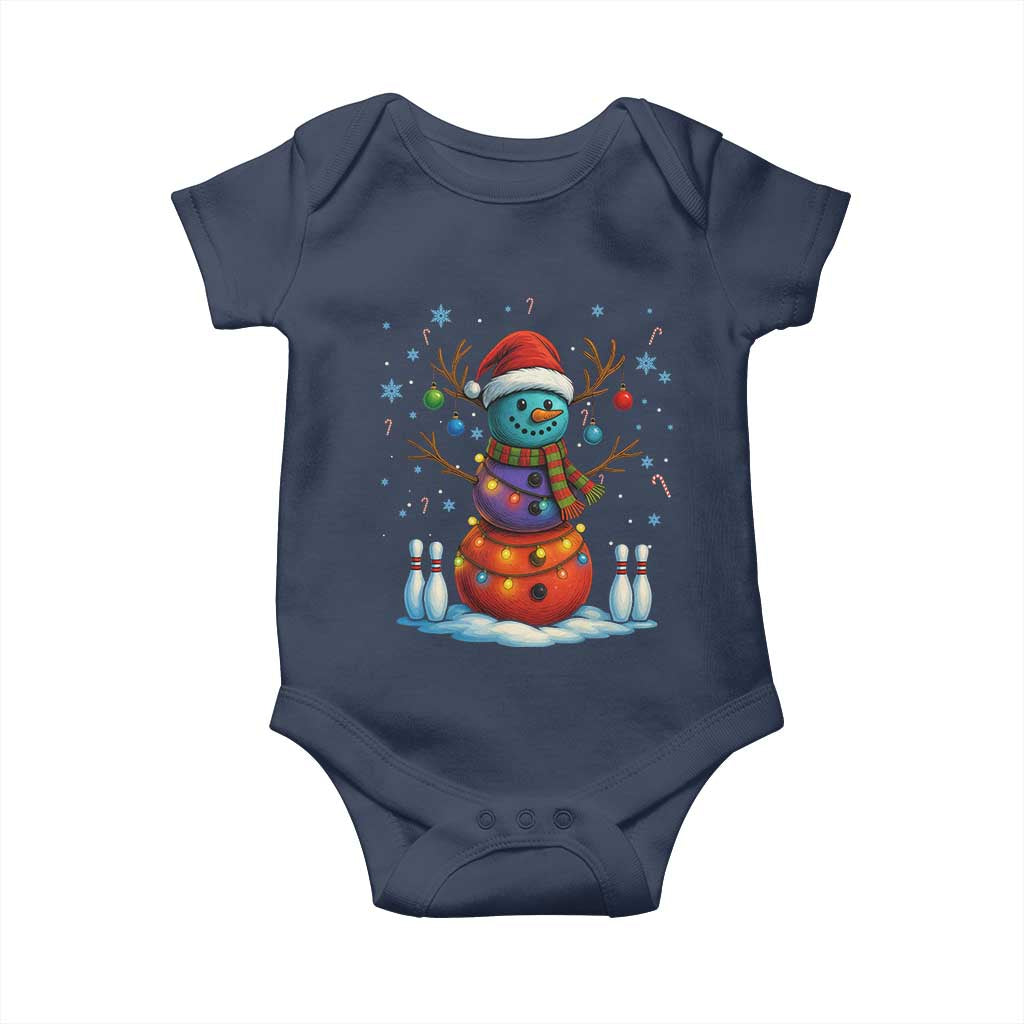 Funny Bowling Christmas Baby Onesie Gift For Bowler - Wonder Print Shop