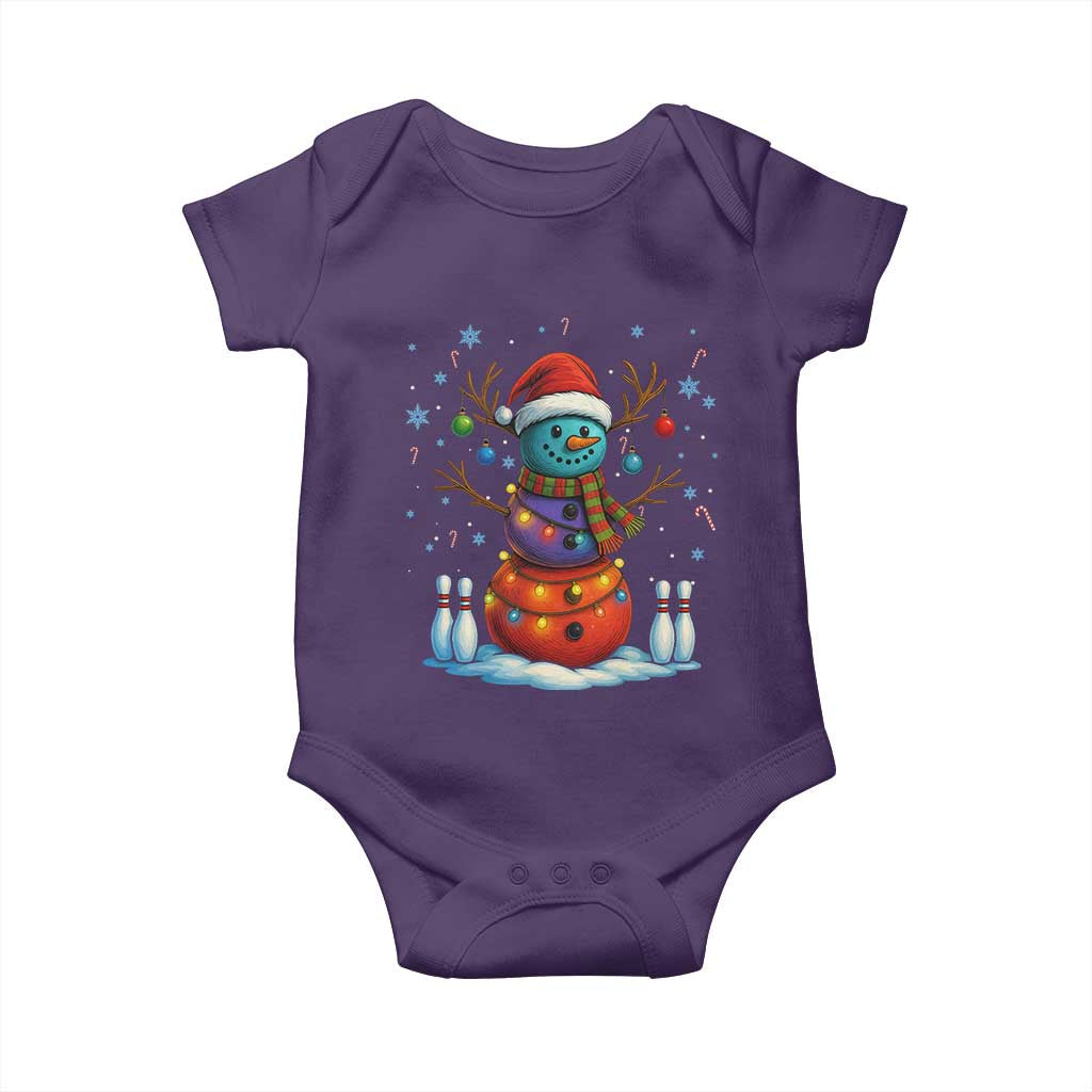 Funny Bowling Christmas Baby Onesie Gift For Bowler - Wonder Print Shop