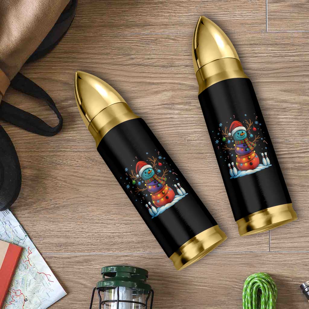 Funny Bowling Christmas Bullet Tumbler Gift For Bowler - Wonder Print Shop
