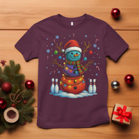 Funny Bowling Christmas T Shirt Gift For Bowler - Wonder Print Shop