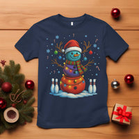 Funny Bowling Christmas T Shirt Gift For Bowler - Wonder Print Shop