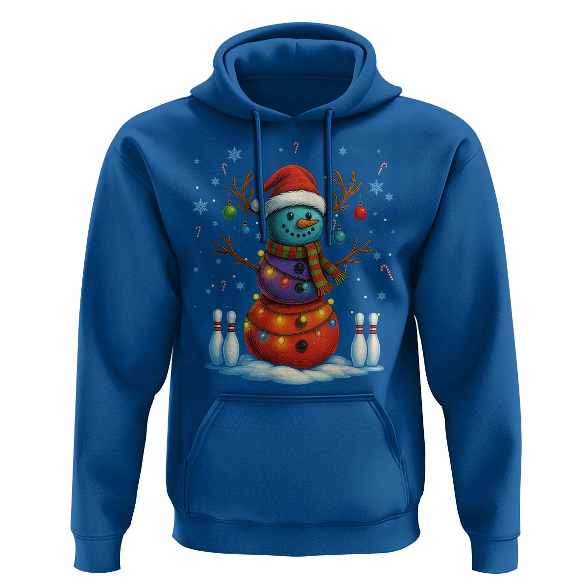 Funny Bowling Christmas Hoodie Gift For Bowler - Wonder Print Shop
