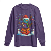 Funny Bowling Christmas Long Sleeve Shirt Gift For Bowler - Wonder Print Shop