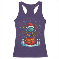 Funny Bowling Christmas Racerback Tank Top Gift For Bowler - Wonder Print Shop