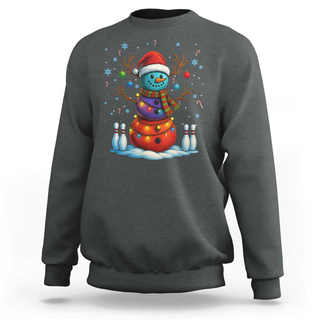 Funny Bowling Christmas Sweatshirt Gift For Bowler - Wonder Print Shop